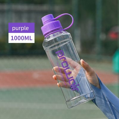 Nicht ausgestattet 1000ml PC Plastikwasserbecher für transparente kleine Mundflasche