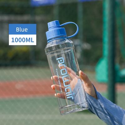 Nicht ausgestattet 1000ml PC Plastikwasserbecher für transparente kleine Mundflasche