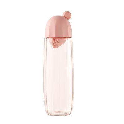 Custom Logo Wasserflasche mit Deckel Cute Leck-Proof Becher für die Schule Outdoor-Reisen