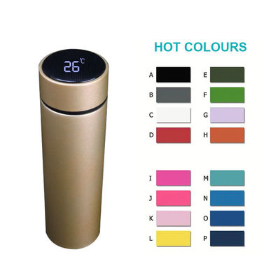Nicht umgekehrter Klassischer Stil 500 ml Thermosflasche mit LED-Temperaturanzeige
