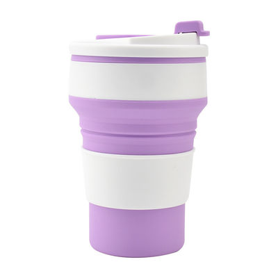 Silikon Klappbecher 350 ml 500 ml BPA-frei Moderne Outdoor Reisen Camping Wandern Wasserbecher