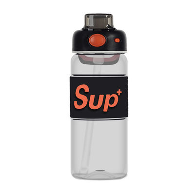 Unisex 178g und 194g Großkapazität Sport Fitnessstudio Tritan Wasserflasche mit Stroh-Infuser