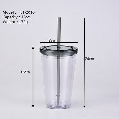 Kunststoff-transparente Wasserflasche Custom Logo Verpackung Design für Outdoor-Reisen zu einem guten Preis
