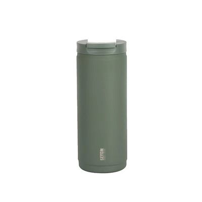 Weiß 400 ml Custom Logo Doppelwand Edelstahl Kaffee Wasserflasche Vakuum Flaschen Thermos