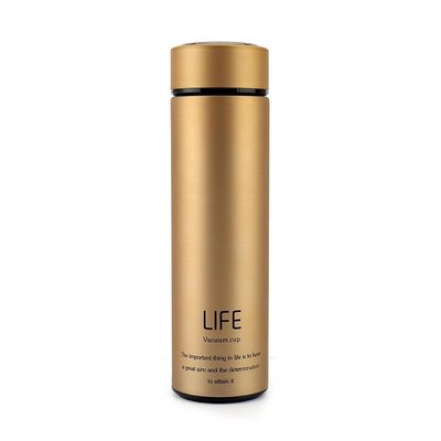 500 ml benutzerdefiniertes Logo Doppelwand aus Edelstahl Kaffee-Wasserflasche Vakuumflaschen Thermos
