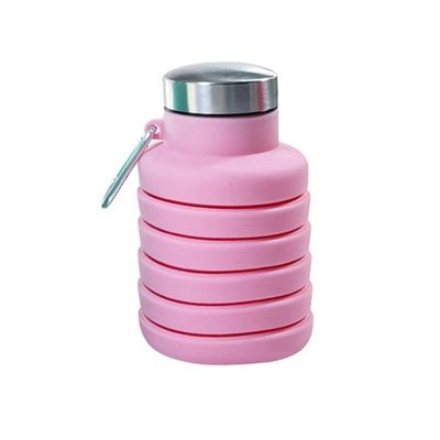 Zeitgenössisches Design 500ml Klappflasche aus Silikon für Unisex Reisen Fitnessstudio Sport