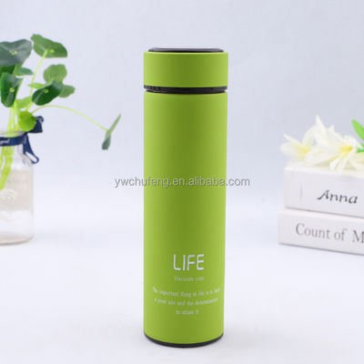 500 ml benutzerdefiniertes Logo Doppelwand aus Edelstahl Kaffee-Wasserflasche Vakuumflaschen Thermos