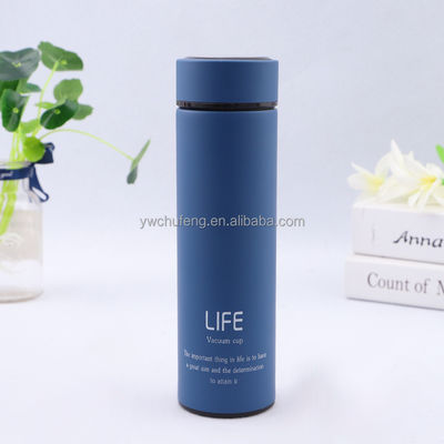 500 ml benutzerdefiniertes Logo Doppelwand aus Edelstahl Kaffee-Wasserflasche Vakuumflaschen Thermos
