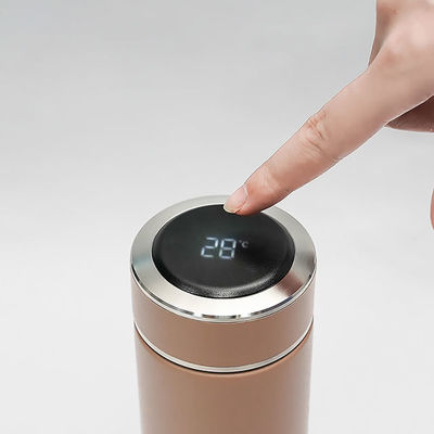 Custom Logo Druck 500ml Edelstahl Vakuum isoliert Smart Drinkware für das Büro