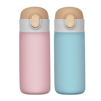 16oz Leckdichte Kinderflasche Modischer Stil Sport Isolierte Wasserflasche mit Stroh