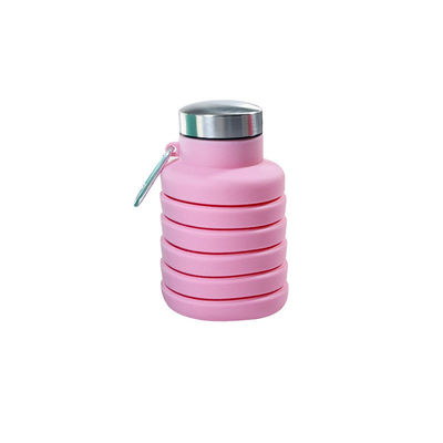 500 ml Klappbare Silikon-Wasserflasche für Reisen Fitnessstudio Sport BPA-freier Sicherer Studentenbecher