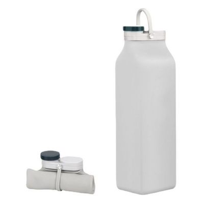 Custom Klappflasche 400 ml/600 ml Silikon-Wasserflasche Muss für modische Reisende haben