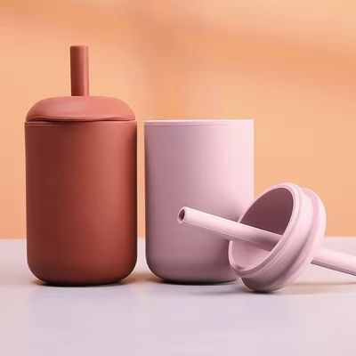 Portable Leakproof BPA-freie Silikon-Sportkessel für Kinder Nachhaltig und bequem