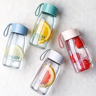 Customized Logo Akzeptabel 380ml Milch Tee Saft Trinkwasser Flasche für die Vermarktung