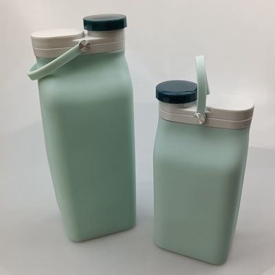 Custom Logo Klappbare Silikon Trinkwasserflasche perfekt für Geschäftsgeschenke