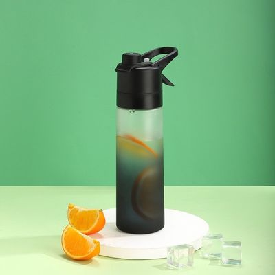 Design Custom Logo 650ml Plastik Sprühflaschen für Sport im Freien Kreativflasche