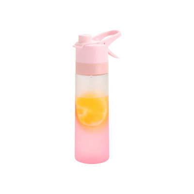 Doppelwand PC Kunststoff Sport Isolierter Spray-Wasserflasche für Outdoor-Fahrradsport