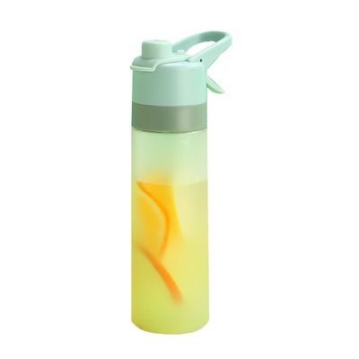 Doppelwand PC Kunststoff Sport Isolierter Spray-Wasserflasche für Outdoor-Fahrradsport