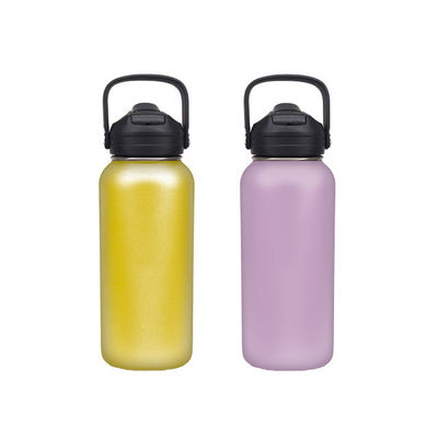 304 Edelstahl Kugel Portable Handle Sportflasche Tasse mit Logo Anpassung