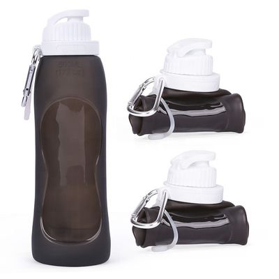 Anti-Korrosionsbeschichtung ausgestattet Klappflasche aus Silikon für Sport und Reisen