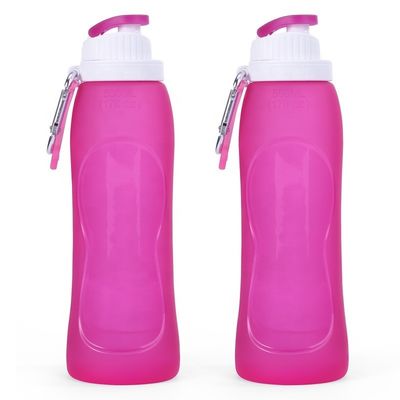 Anti-Korrosionsbeschichtung ausgestattet Klappflasche aus Silikon für Sport und Reisen