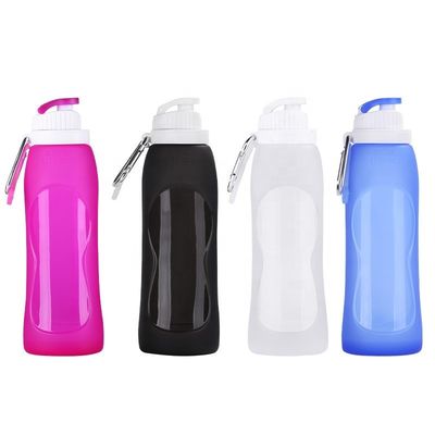 Anti-Korrosionsbeschichtung ausgestattet Klappflasche aus Silikon für Sport und Reisen