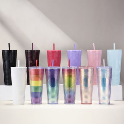 Stroh-Typ Wasser fließende Methode benutzerdefinierte Kaffee-Tumbler mit benutzerdefiniertem Logo akzeptabel