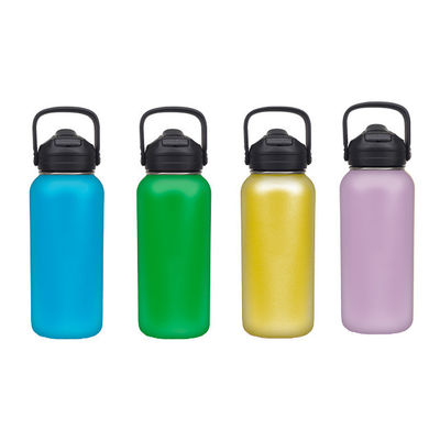 Custom Logo Doppelschicht Vakuum Edelstahl Wasserflasche für tragbare Außen 32oz Kugel Tasse