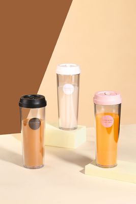 Doppelwand Kaffeebecher für Erwachsene Custom Logo AS Becher mit Korrosionsschutz