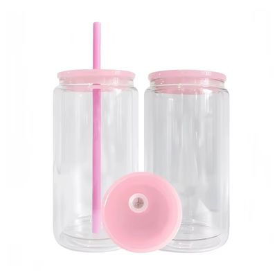 Custom Logo Akzeptable Glasflasche zum Trinken für die Hydratation unterwegs Anzahl Stück 1
