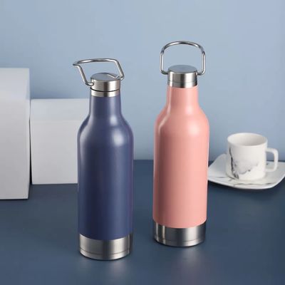 16oz benutzerdefinierte Doppelwand aus Edelstahl isolierte Wasserflasche Vakuumflasche mit Logo