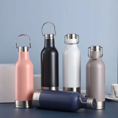 16oz benutzerdefinierte Doppelwand aus Edelstahl isolierte Wasserflasche Vakuumflasche mit Logo