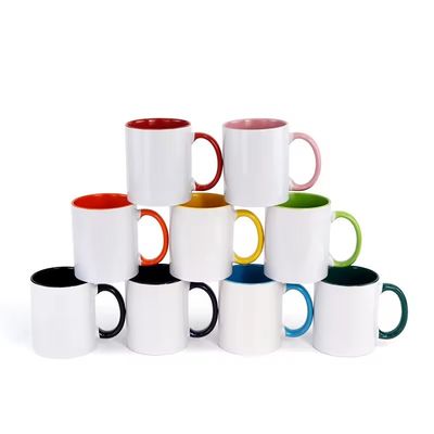 Doppelfarbige Beschichtung Wärmeübertragungsbecher für Kaffee Custom Pattern Innovatives Design