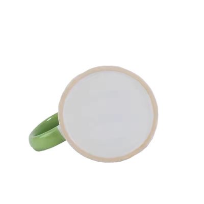 Doppelfarbige Beschichtung Wärmeübertragungsbecher für Kaffee Custom Pattern Innovatives Design