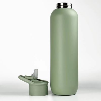 Produktion Eisenflasche 32oz Sport Wasserflasche 1000ml Vakuumflaschen für Fitnessstudio und Sport