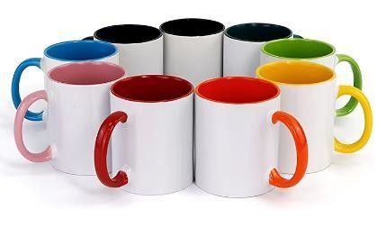 Neuheit Design Stil Keramik Sublimation Becher 11oz Custom farbenfrohe weiße Tasse für B2B Bedürfnisse