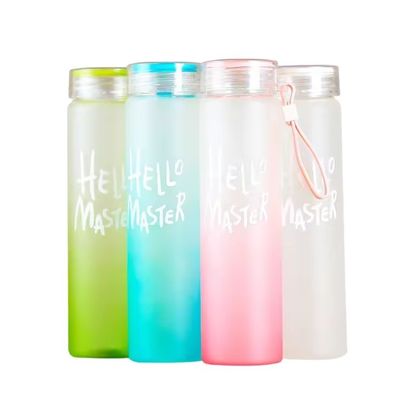 Glasflasche mit Eis MEAS 68*36*45CM Matte Glasflasche mit Wasser umweltfreundlich