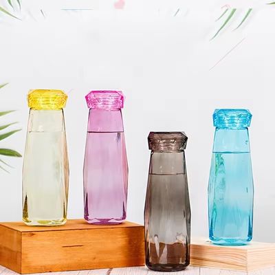 Bequeme 21,5*7,5cm Glas-Wasserflasche Ideal für Büro-Camping und aktive Lebensstile