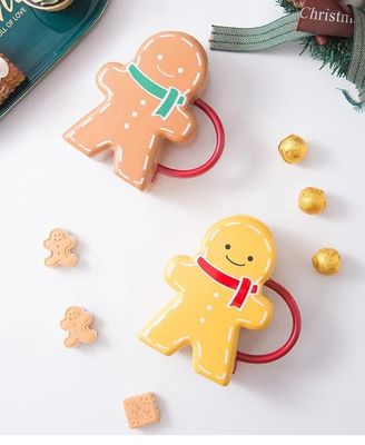 Gingerbread-Form Weihnachtskeramik-Tasse Geschenk-Kaffee-Tasse für nachhaltige Getränke
