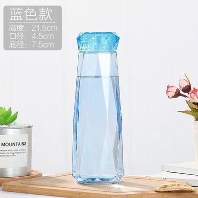 Stil Portable Office Camping Sport Glas Wasserflasche mit Bier Dosen Glas 21,5 * 7,5cm