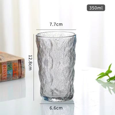 Kreativer europäischer Stil mit Deckel Transparente klare Glasdose Frostglasbecher Gletscherfelsen
