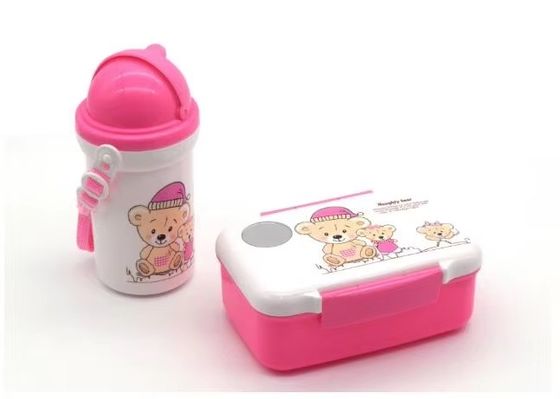 500 ml Strohkessel Plastik Lunchbox mit Wasser Tasse Set perfekt für die Mittagszeit Vielfalt