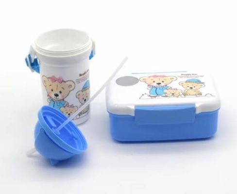 Bequeme 500 ml Strohkessel Plastik-Mittagspaß für Schüler und Kinder