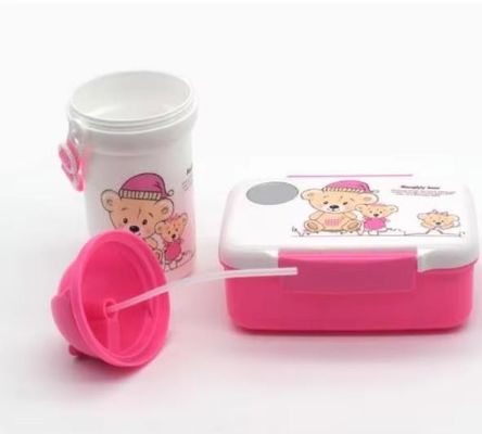 Bequeme 500 ml Strohkessel Plastik-Mittagspaß für Schüler und Kinder