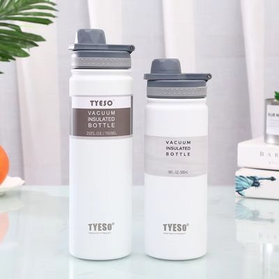 Mehrfachverwendbare Wärmeflasche Umweltschonende, breite Flasche mit doppelter Wand aus Edelstahl