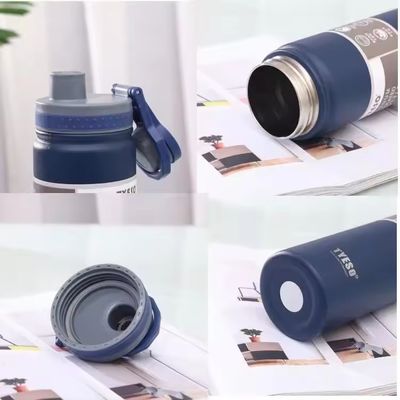 Mehrfachverwendbare Wärmeflasche Umweltschonende, breite Flasche mit doppelter Wand aus Edelstahl