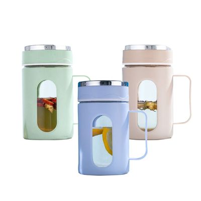 Custom Logo Doppelschichtglasbecher für Kaffee Milch Tee und mehr 500ml Kapazität