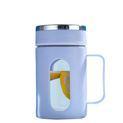 Custom Logo Doppelschichtglasbecher für Kaffee Milch Tee und mehr 500ml Kapazität