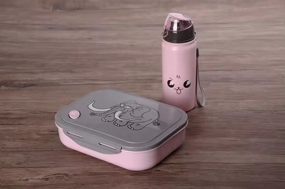 1000 ml 400 ml wiederverwendbares tragbares Kunststofffach Mikrowellen-Lunchbox für Kinder