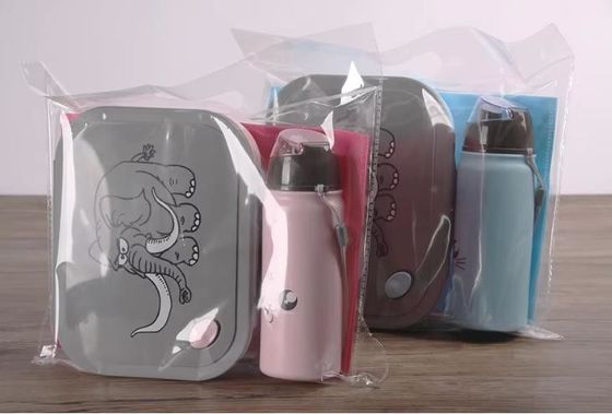 1000 ml 400 ml wiederverwendbares tragbares Kunststofffach Mikrowellen-Lunchbox für Kinder